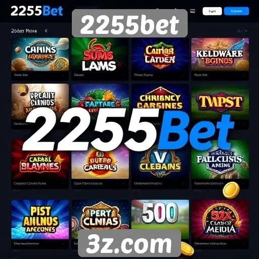 Opções de jogos disponíveis na plataforma 2255bet